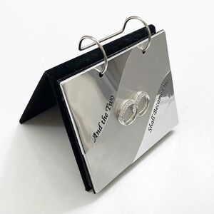 Fetco And The Two Shall Become One silver wedding photo album